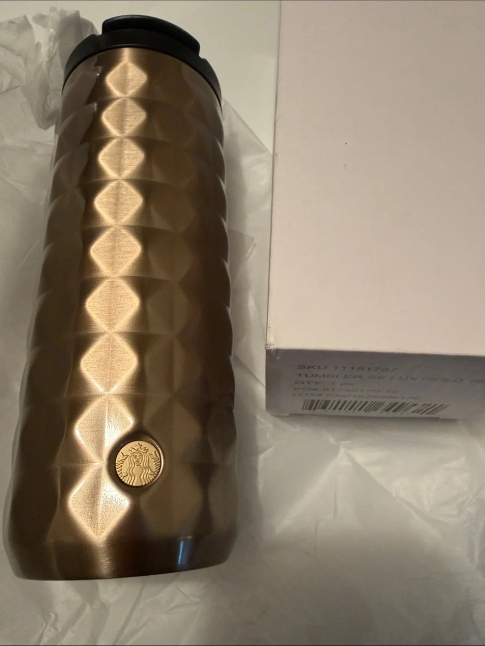 Starbucks 2025 Insulated Textured Travel Tumbler - Bronze